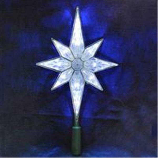 Kurt S. Adler - Inc. Kurt Adler 10-Light 10.5'' Clear LED 8-Point Star Treetop UL1875C